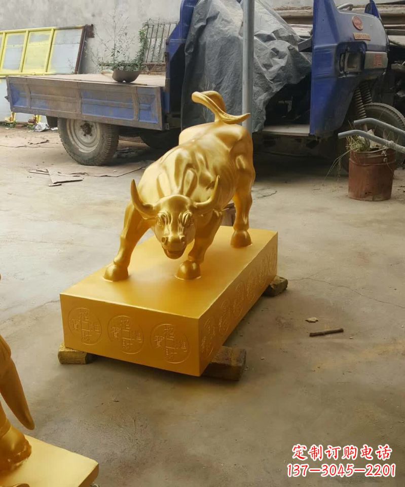 益阳招财铜牛雕塑