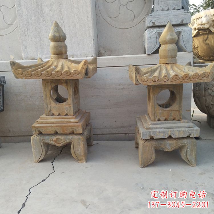 益阳中式仿古低墩石灯笼