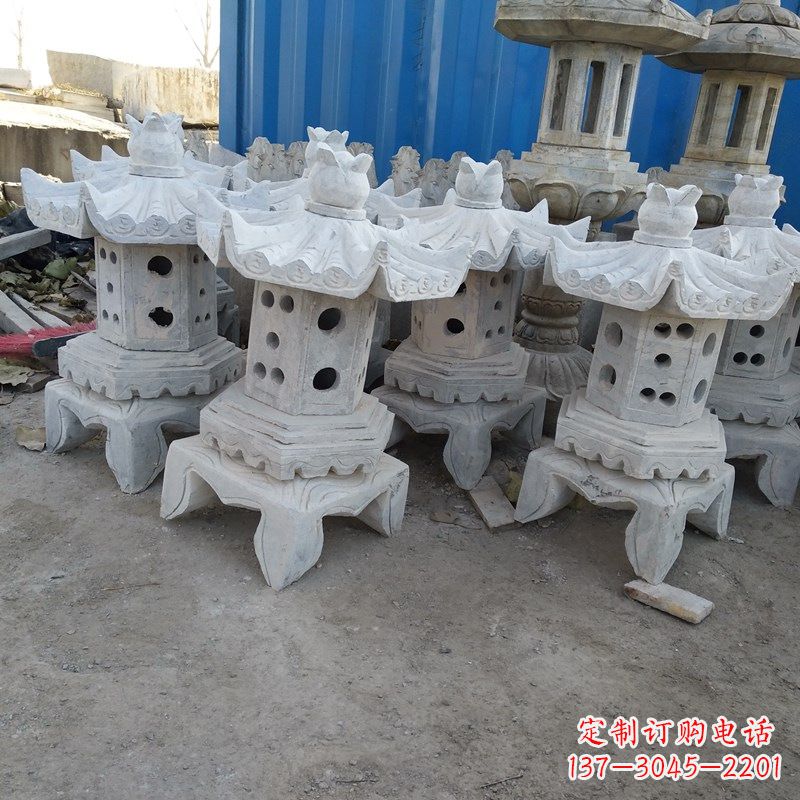 益阳中式古代石灯笼