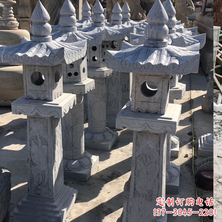 益阳中式汉代石雕灯笼