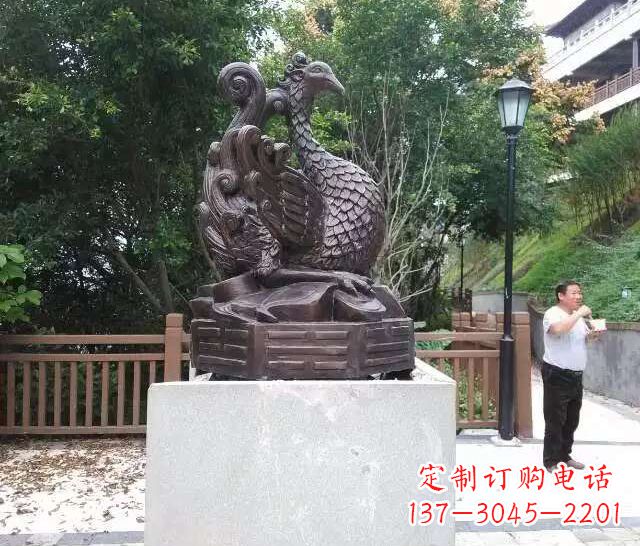 益阳朱雀神兽雕塑