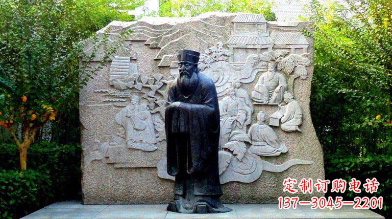 益阳朱熹古代名人铜雕_2