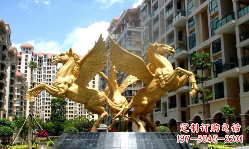 益阳铸铜飞马雕塑