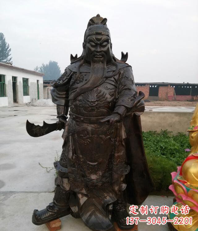 益阳铸铜关公像铜雕