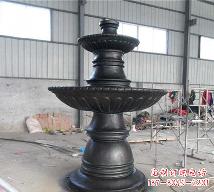 益阳铸铜简约双层喷泉