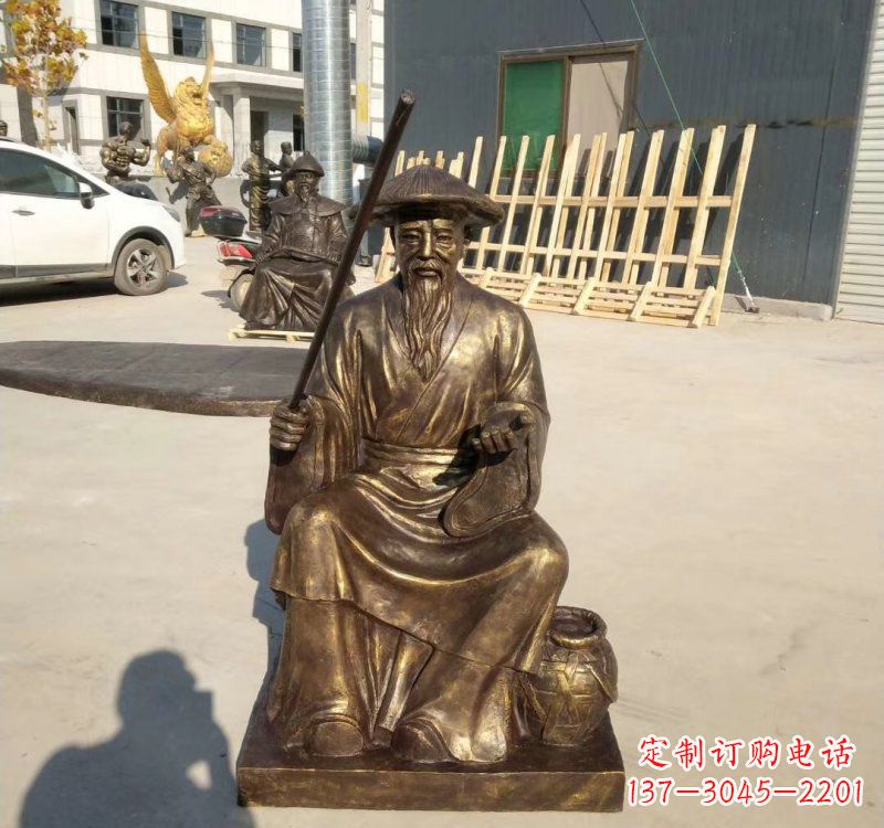 益阳铸铜姜太公钓鱼