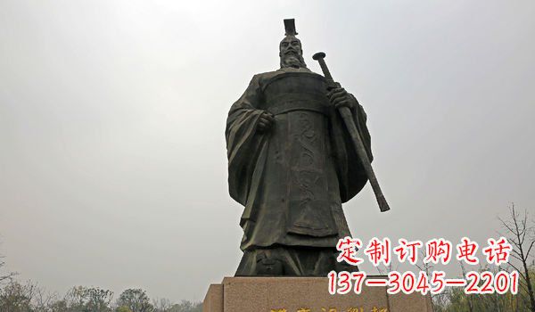 益阳铸铜刘邦雕塑