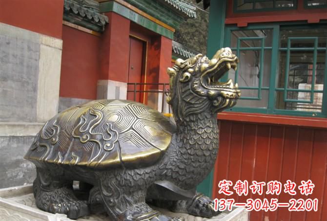 益阳铸铜龙龟雕塑