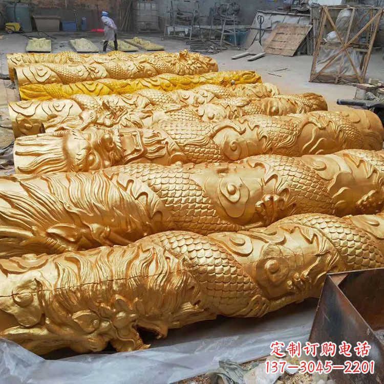 益阳铸铜龙柱