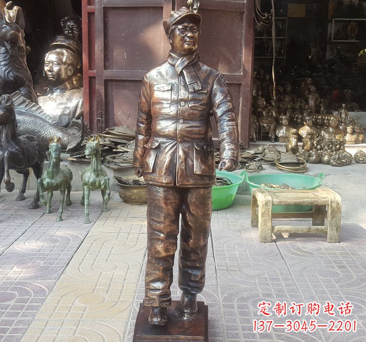益阳铸铜青年时期毛主席