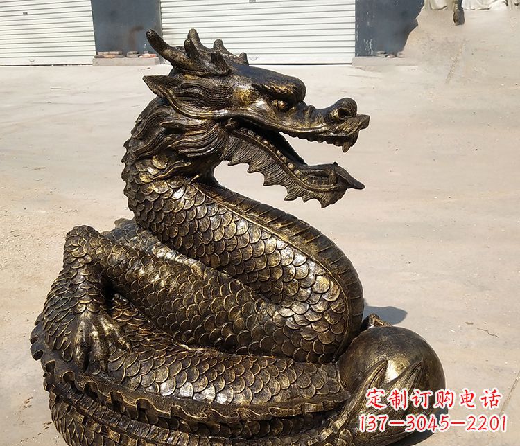 益阳铸铜神龙雕塑