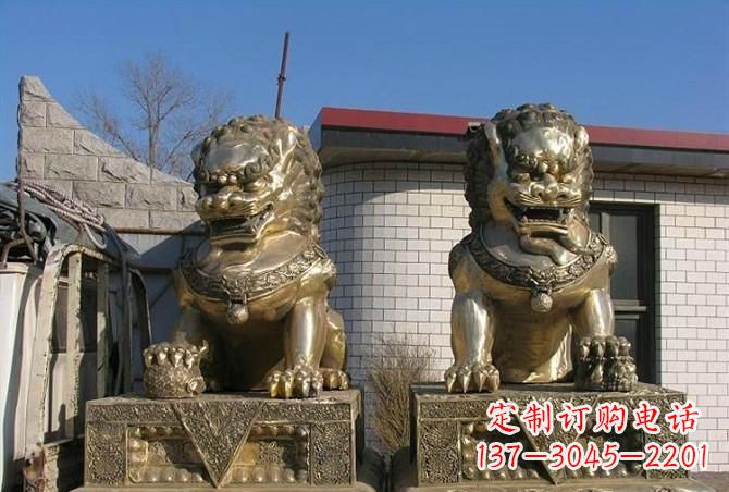 益阳铸铜狮子雕塑