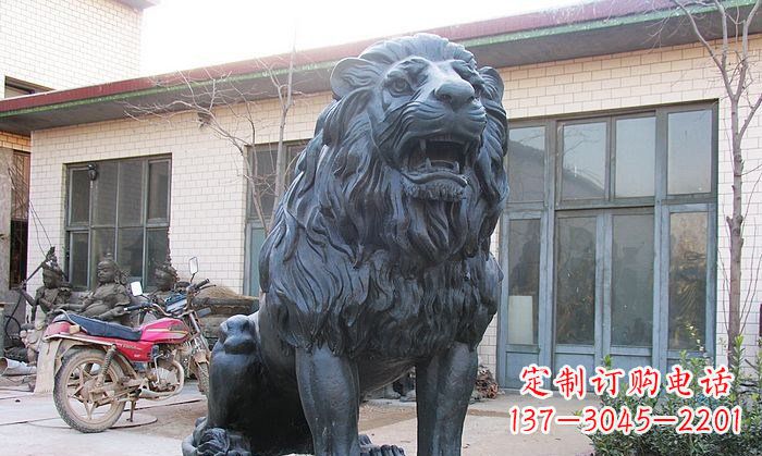 益阳铸铜狮子铜雕