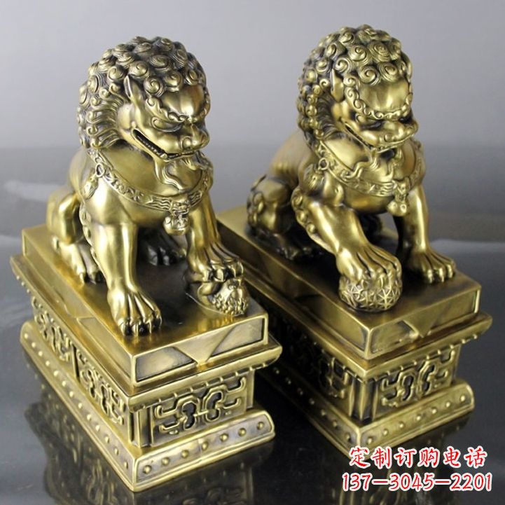 益阳铸铜天安门狮子雕塑