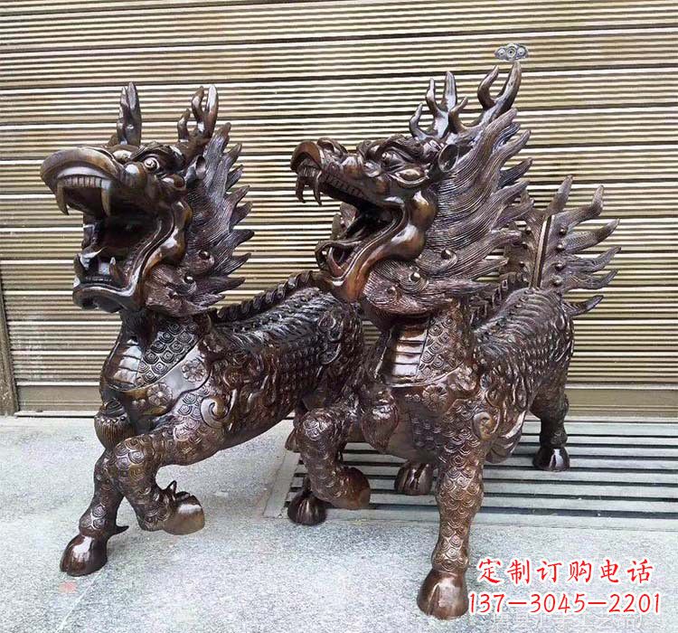 益阳铸铜铜麒麟