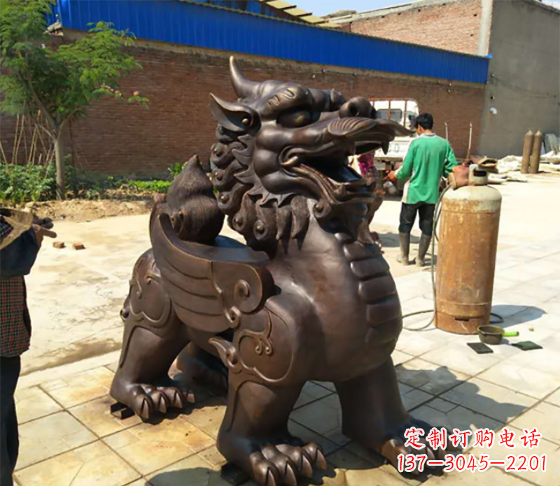 益阳貔貅铸铜雕塑