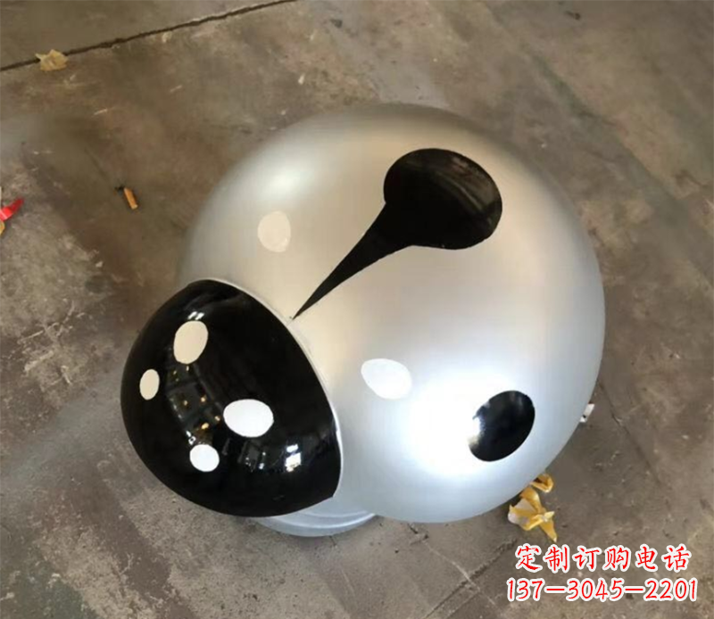益阳瓢虫雕塑不锈钢